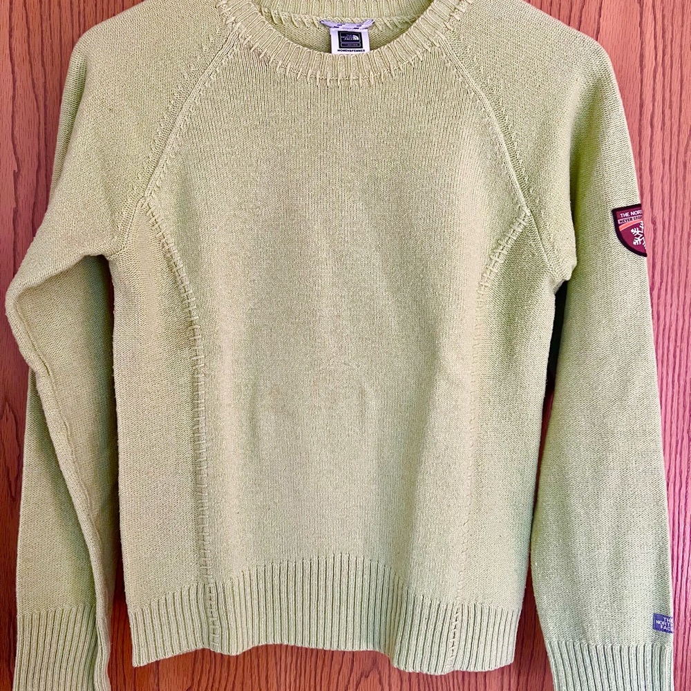 The North Face Light Green Women's Crew Neck Sweater